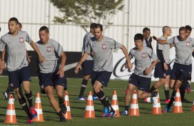 Durante o treino realizado esta tarde no CT Joaquim Grava, localizado no Parque Ecolgico do Tiete. O prximo jogo da equipe ser amanh sbado, 14/07, contra o Nautico/PE, vlido pela 9 rodada do Campeonato Brasileiro de 2012