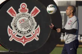 Durante o treino realizado esta tarde no CT Joaquim Grava, localizado no Parque Ecolgico do Tiete. O prximo jogo da equipe ser amanh sbado, 14/07, contra o Nautico/PE, vlido pela 9 rodada do Campeonato Brasileiro de 2012