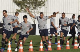 Durante o treino realizado esta tarde no CT Joaquim Grava, localizado no Parque Ecolgico do Tiete. O prximo jogo da equipe ser amanh sbado, 14/07, contra o Nautico/PE, vlido pela 9 rodada do Campeonato Brasileiro de 2012