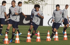 Durante o treino realizado esta tarde no CT Joaquim Grava, localizado no Parque Ecolgico do Tiete. O prximo jogo da equipe ser amanh sbado, 14/07, contra o Nautico/PE, vlido pela 9 rodada do Campeonato Brasileiro de 2012