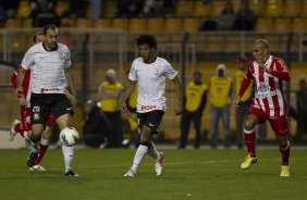 Durante a partida entre Corinthians x Nautico/PE, realizada esta noite no estdio do Pacaembu, jogo vlido pela 9 rodada do Campeonato Brasileiro de 2012