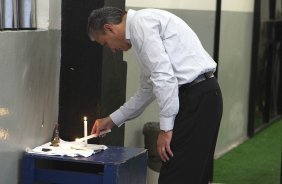 Nos vestiários antes da partida entre Corinthians x Nautico/PE, realizada esta noite no estádio do Pacaembu, jogo válido pela 9ª rodada do Campeonato Brasileiro de 2012