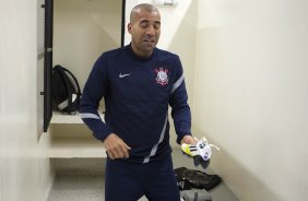Nos vestiários antes da partida entre Corinthians x Nautico/PE, realizada esta noite no estádio do Pacaembu, jogo válido pela 9ª rodada do Campeonato Brasileiro de 2012