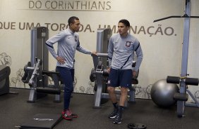 Durante o treino realizado esta tarde no CT Joaquim Grava, localizado no Parque Ecológico do Tiete. O próximo jogo da equipe será quarta-feira, 18/07, contra o Flamengo, no Engenhão, válido pela 10ª rodada do Campeonato Brasileiro de 2012