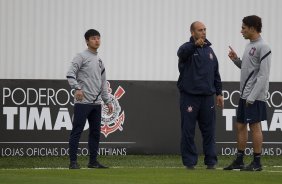 Durante o treino realizado esta tarde no CT Joaquim Grava, localizado no Parque Ecológico do Tiete. O próximo jogo da equipe será quarta-feira, 18/07, contra o Flamengo, no Engenhão, válido pela 10ª rodada do Campeonato Brasileiro de 2012