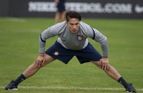 Durante o treino realizado esta tarde no CT Joaquim Grava, localizado no Parque Ecológico do Tiete. O próximo jogo da equipe será quarta-feira, 18/07, contra o Flamengo, no Engenhão, válido pela 10ª rodada do Campeonato Brasileiro de 2012