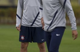 Durante o treino realizado esta tarde no CT Joaquim Grava, localizado no Parque Ecolgico do Tiete. O prximo jogo da equipe ser quarta-feira, 18/07, contra o Flamengo, no Engenho, vlido pela 10 rodada do Campeonato Brasileiro de 2012