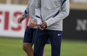 Durante o treino realizado esta tarde no CT Joaquim Grava, localizado no Parque Ecológico do Tiete. O próximo jogo da equipe será quarta-feira, 18/07, contra o Flamengo, no Engenhão, válido pela 10ª rodada do Campeonato Brasileiro de 2012