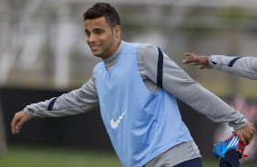 Durante o treino realizado esta tarde no CT Joaquim Grava, localizado no Parque Ecológico do Tiete. O próximo jogo da equipe será quarta-feira, 18/07, contra o Flamengo, no Engenhão, válido pela 10ª rodada do Campeonato Brasileiro de 2012