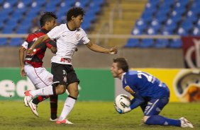 Durante a partida entre Flamengo x Corinthians, realizada esta noite no estádio do Engenhão, jogo válido pela 10ª rodada do Campeonato Brasileiro de 2012