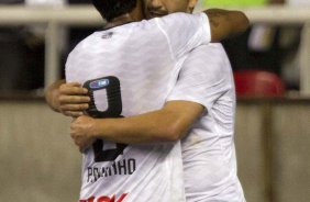 Nos vestiários antes da partida entre Flamengo x Corinthians, realizada esta noite no estádio do Engenhão, jogo válido pela 10ª rodada do Campeonato Brasileiro de 2012