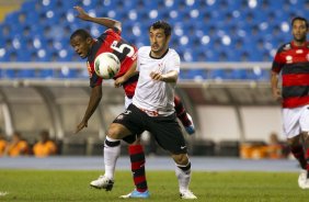 Nos vestiários antes da partida entre Flamengo x Corinthians, realizada esta noite no estádio do Engenhão, jogo válido pela 10ª rodada do Campeonato Brasileiro de 2012