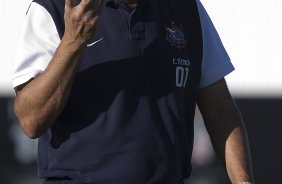 Durante o treino realizado esta tarde no CT Joaquim Grava, localizado no Parque Ecolgico do Tiete. O prximo jogo da equipe ser amanh sbado, 21/07, contra a Portuguesa, no Pacaembu, vlido pela 10 rodada do Campeonato Brasileiro de 2012