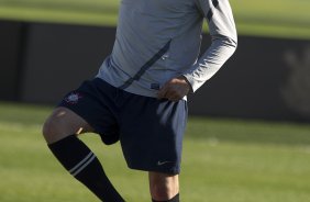 Durante o treino realizado esta tarde no CT Joaquim Grava, localizado no Parque Ecolgico do Tiete. O prximo jogo da equipe ser amanh sbado, 21/07, contra a Portuguesa, no Pacaembu, vlido pela 10 rodada do Campeonato Brasileiro de 2012