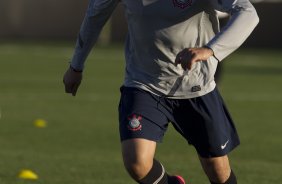 Durante o treino realizado esta tarde no CT Joaquim Grava, localizado no Parque Ecolgico do Tiete. O prximo jogo da equipe ser amanh sbado, 21/07, contra a Portuguesa, no Pacaembu, vlido pela 10 rodada do Campeonato Brasileiro de 2012