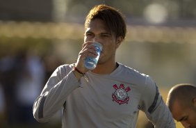 Durante o treino realizado esta tarde no CT Joaquim Grava, localizado no Parque Ecolgico do Tiete. O prximo jogo da equipe ser amanh sbado, 21/07, contra a Portuguesa, no Pacaembu, vlido pela 10 rodada do Campeonato Brasileiro de 2012