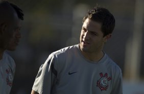 Durante o treino realizado esta tarde no CT Joaquim Grava, localizado no Parque Ecológico do Tiete. O próximo jogo da equipe será amanhã sábado, 21/07, contra a Portuguesa, no Pacaembu, válido pela 10ª rodada do Campeonato Brasileiro de 2012