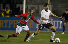 Durante a partida entre Corinthians x Portuguesa, realizada esta noite no estdio do Pacaembu, jogo vlido pela11 rodada do Campeonato Brasileiro de 2012