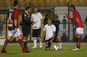 Durante a partida entre Corinthians x Portuguesa, realizada esta noite no estdio do Pacaembu, jogo vlido pela11 rodada do Campeonato Brasileiro de 2012