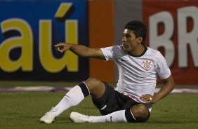 Durante a partida entre Corinthians x Portuguesa, realizada esta noite no estdio do Pacaembu, jogo vlido pela11 rodada do Campeonato Brasileiro de 2012