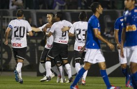 Durante a partida entre Corinthians x Cruzeiro, realizada esta noite no estádio do Pacaembu, jogo válido pela 12ª rodada do Campeonato Brasileiro de 2012