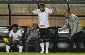 Durante a partida entre Corinthians x Cruzeiro, realizada esta noite no estádio do Pacaembu, jogo válido pela 12ª rodada do Campeonato Brasileiro de 2012