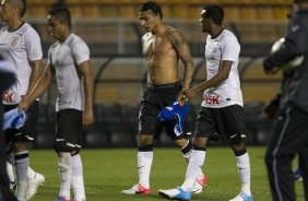Durante a partida entre Corinthians x Cruzeiro, realizada esta noite no estádio do Pacaembu, jogo válido pela 12ª rodada do Campeonato Brasileiro de 2012