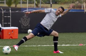 Durante o treino realizado esta tarde no CT Joaquim Grava, localizado no Parque Ecolgico do Tiete. O prximo jogo da equipe ser domingo, 29/07, contra o Bahia/BA, no Pituacu, vlido pela 13 rodada do Campeonato Brasileiro de 2012