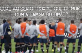 Durante o treino realizado esta tarde no CT Joaquim Grava, localizado no Parque Ecolgico do Tiete. O prximo jogo da equipe ser domingo, 29/07, contra o Bahia/BA, no Pituacu, vlido pela 13 rodada do Campeonato Brasileiro de 2012