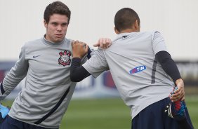 Durante o treino realizado esta tarde no CT Joaquim Grava, localizado no Parque Ecolgico do Tiete. O prximo jogo da equipe ser domingo, 29/07, contra o Bahia/BA, no Pituacu, vlido pela 13 rodada do Campeonato Brasileiro de 2012