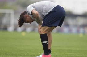 Durante o treino realizado esta tarde no CT Joaquim Grava, localizado no Parque Ecolgico do Tiete. O prximo jogo da equipe ser domingo, 29/07, contra o Bahia/BA, no Pituacu, vlido pela 13 rodada do Campeonato Brasileiro de 2012