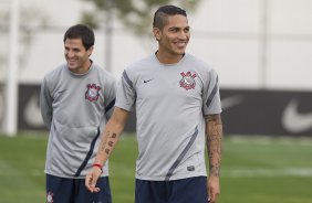 Durante o treino realizado esta tarde no CT Joaquim Grava, localizado no Parque Ecolgico do Tiete. O prximo jogo da equipe ser domingo, 29/07, contra o Bahia/BA, no Pituacu, vlido pela 13 rodada do Campeonato Brasileiro de 2012
