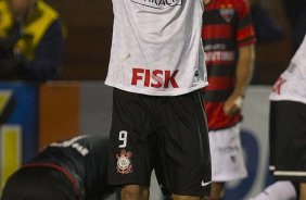 Durante a partida entre Corinthians x Atltico-GO, realizada esta noite no estdio do Pacaembu, jogo vlido pela 15 rodada do Campeonato Brasileiro de 2012