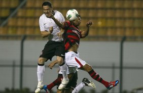 Durante a partida entre Corinthians x Atltico-GO, realizada esta noite no estdio do Pacaembu, jogo vlido pela 15 rodada do Campeonato Brasileiro de 2012