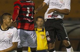 Durante a partida entre Corinthians x Atltico-GO, realizada esta noite no estdio do Pacaembu, jogo vlido pela 15 rodada do Campeonato Brasileiro de 2012