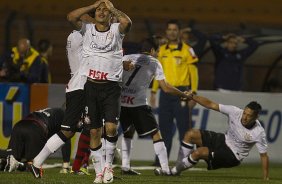 Durante a partida entre Corinthians x Atltico-GO, realizada esta noite no estdio do Pacaembu, jogo vlido pela 15 rodada do Campeonato Brasileiro de 2012