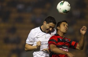 Durante a partida entre Corinthians x Atltico-GO, realizada esta noite no estdio do Pacaembu, jogo vlido pela 15 rodada do Campeonato Brasileiro de 2012