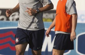 Durante o treino realizado esta tarde no CT Joaquim Grava, localizado no Parque Ecolgico do Tiete. O prximo jogo da equipe ser domingo, 12/08, contra o Coritiba, no estdio Couto Pereira, vlido pela 16 rodada do Campeonato Brasileiro de 2012