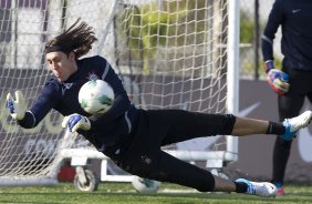 Durante o treino realizado esta tarde no CT Joaquim Grava, localizado no Parque Ecolgico do Tiete. O prximo jogo da equipe ser domingo, 12/08, contra o Coritiba, no estdio Couto Pereira, vlido pela 16 rodada do Campeonato Brasileiro de 2012