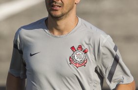 Durante o treino realizado esta tarde no CT Joaquim Grava, localizado no Parque Ecolgico do Tiete. O prximo jogo da equipe ser domingo, 12/08, contra o Coritiba, no estdio Couto Pereira, vlido pela 16 rodada do Campeonato Brasileiro de 2012