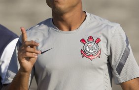 Durante o treino realizado esta tarde no CT Joaquim Grava, localizado no Parque Ecolgico do Tiete. O prximo jogo da equipe ser domingo, 12/08, contra o Coritiba, no estdio Couto Pereira, vlido pela 16 rodada do Campeonato Brasileiro de 2012