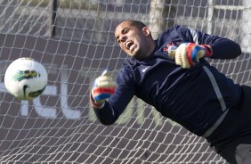 Durante o treino realizado esta tarde no CT Joaquim Grava, localizado no Parque Ecolgico do Tiete. O prximo jogo da equipe ser domingo, 12/08, contra o Coritiba, no estdio Couto Pereira, vlido pela 16 rodada do Campeonato Brasileiro de 2012