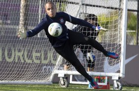 Durante o treino realizado esta tarde no CT Joaquim Grava, localizado no Parque Ecolgico do Tiete. O prximo jogo da equipe ser domingo, 12/08, contra o Coritiba, no estdio Couto Pereira, vlido pela 16 rodada do Campeonato Brasileiro de 2012