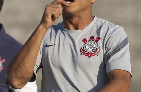 Durante o treino realizado esta tarde no CT Joaquim Grava, localizado no Parque Ecolgico do Tiete. O prximo jogo da equipe ser domingo, 12/08, contra o Coritiba, no estdio Couto Pereira, vlido pela 16 rodada do Campeonato Brasileiro de 2012