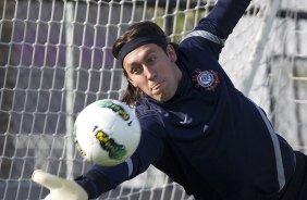 Durante o treino realizado esta tarde no CT Joaquim Grava, localizado no Parque Ecolgico do Tiete. O prximo jogo da equipe ser domingo, 12/08, contra o Coritiba, no estdio Couto Pereira, vlido pela 16 rodada do Campeonato Brasileiro de 2012