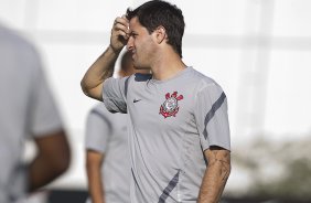 Durante o treino realizado esta tarde no CT Joaquim Grava, localizado no Parque Ecolgico do Tiete. O prximo jogo da equipe ser domingo, 12/08, contra o Coritiba, no estdio Couto Pereira, vlido pela 16 rodada do Campeonato Brasileiro de 2012