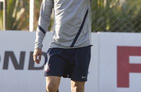 Durante o treino realizado esta tarde no CT Joaquim Grava, localizado no Parque Ecolgico do Tiete. O prximo jogo da equipe ser domingo, 12/08, contra o Coritiba, no estdio Couto Pereira, vlido pela 16 rodada do Campeonato Brasileiro de 2012