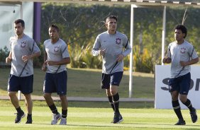 Durante o treino realizado esta tarde no CT Joaquim Grava, localizado no Parque Ecolgico do Tiete. O prximo jogo da equipe ser domingo, 12/08, contra o Coritiba, no estdio Couto Pereira, vlido pela 16 rodada do Campeonato Brasileiro de 2012