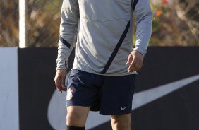 Durante o treino realizado esta tarde no CT Joaquim Grava, localizado no Parque Ecolgico do Tiete. O prximo jogo da equipe ser domingo, 12/08, contra o Coritiba, no estdio Couto Pereira, vlido pela 16 rodada do Campeonato Brasileiro de 2012