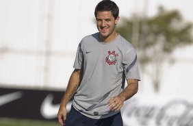 Durante o treino realizado esta tarde no CT Joaquim Grava, localizado no Parque Ecolgico do Tiete. O prximo jogo da equipe ser domingo, 12/08, contra o Coritiba, no estdio Couto Pereira, vlido pela 16 rodada do Campeonato Brasileiro de 2012